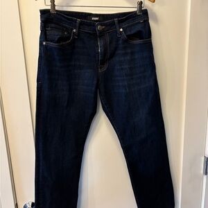 Mavi Men's Deep Indigo Relaxed Straight leg fit.